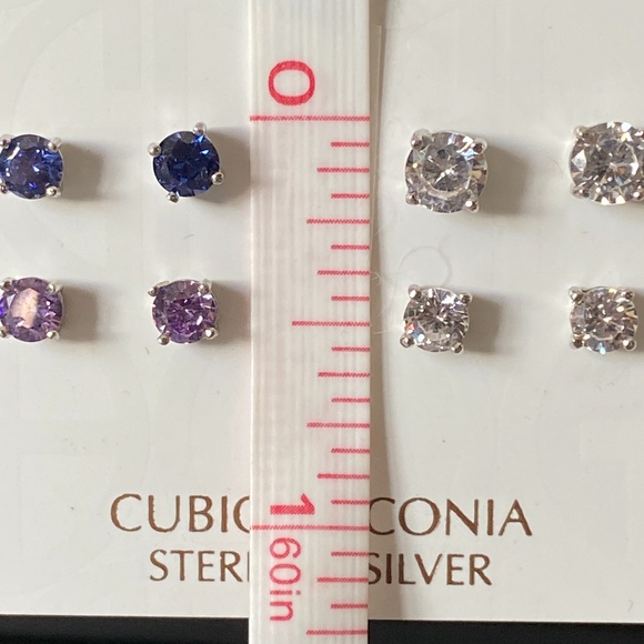 Giani Bernini 4mm/5mm Stud Earrings - Picture 7 of 7